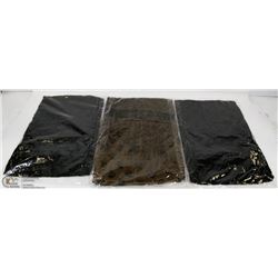 LOT OF THREE WOMENS FASHION SCARVES