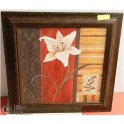 26X26FRAMED FLORAL PRINT