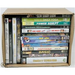 LOT OF APPROX 20 DVDS