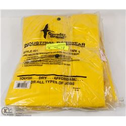 LOT OF 3 GANDER BRAND YELLOW RAIN JACKETS