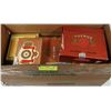 Image 1 : BOX OF VINTAGE CIGAR BOXES.