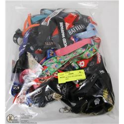 LARGE BAG FULL OF LANYARDS - HOUSEHOLD