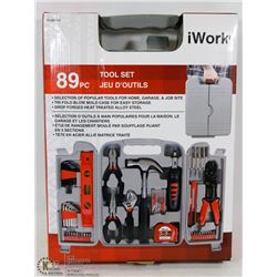 NEW IWORK 89 PC TOOL SET