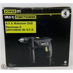 POWER IT 4PC 4.5A HAMMER DRILL