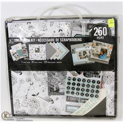 250PC SCRAPBOOK KIT