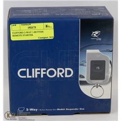 CLIFFORD 2-WAY 1-BUTTON REMOTE STARTER