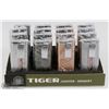 Image 1 : CASE OF 12 TIGER TORCH LIGHTERS