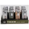 Image 1 : CASE OF 12 TIGER TORCH LIGHTERS