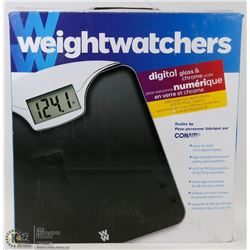 WEIGHT WATCHERS BY CONAIR DIGITAL GLASS & CHROME