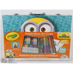 CRAYOLA 140PC MINIONS ART CASE