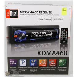 DUAL MP3/WMA/CD RECEIVER MODEL XDMA460