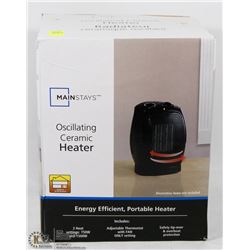 MAINSTAYS OSCILLATING CERAMIC HEATER