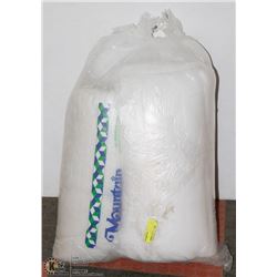 LARGE BAG OF MOUNTAIN COTTON BLANKET FILL.