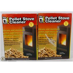 2 CASES OF PELLET STOVE CLEANER