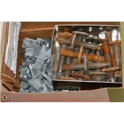 200+ DRYWALL CLIPS, 40+ ROOF FLASHING PIECES AND