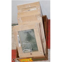 SET OF 12 IKEA SEE-THROUGH FRAMES 5X7.