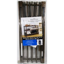 MAINSTAYS 3 TIER WOOD SHOE SELF