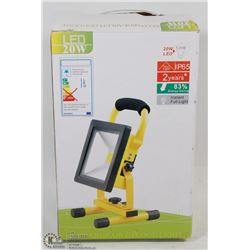 NEW 12V RECHARGEABLE FLOOD LIGHT.