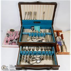 COMMUNITY SILVER PLATE DINNER WARE WITH ADDITIONAL