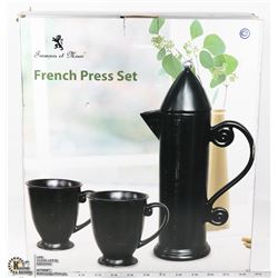 FRENCH PRESS SET (BLACK)