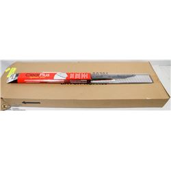 CASE OF 10 NEW WINDSHIELD WIPER BLADES 20"