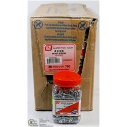 MASTERPACK 8X5/8 WOOD SCREWS
