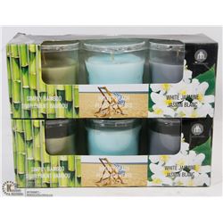 LOT OF TWO HOMETRENDS CANDLE SETS