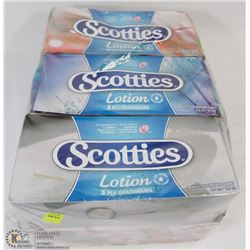 6 BOXES OF SCOTTIES 3 PLY TISSUES