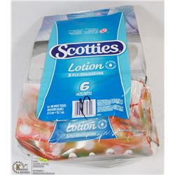 6 BOXES OF SCOTTIES 3 PLY TISSUES