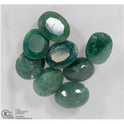 #97-NATURAL GREEN EMERALD GEMSTONE 53CT