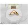 Image 1 : #75-FRESH WATER PEARL PINK RING