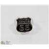 Image 1 : STAINLESS STEEL RING MENS ROUTE 66