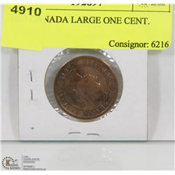 1887 CANADA LARGE ONE CENT.