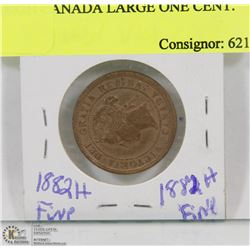 1882H CANADA LARGE ONE CENT.