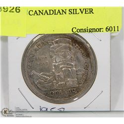 1858 - 1958 CANADIAN SILVER DOLLAR