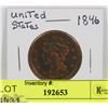 Image 1 : UNITED STATES 1846 LARGE CENT.