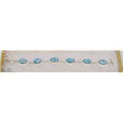 #27-CARIBBEAN LARIMAR GEMSTONE BRACELET