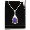 Image 1 : #45-NATURAL BLUE SAPPHIRE GEMSTONE PENDANT