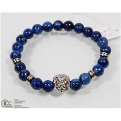 #5-BLUE LAPIZ BRACELET BEAD
