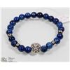 Image 1 : #5-BLUE LAPIZ BRACELET BEAD