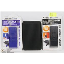 TWO NEW ELECTRONIC LIGHTERS SOLD WITH NEW