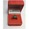 Image 1 : 7 - NEW EMERALD RING