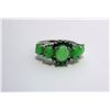 Image 1 : 5 - PALE GREEN FIRE OPAL5 STONE  RING