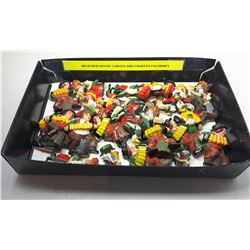 12 - LOT OF 34 PAINTED FIGURINES