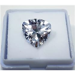 18 - TRILLIUM CUT WHITE SAPPHIRE (LAB)
