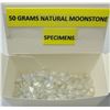 Image 1 : 16 - 50 GRAMS NATURAL MOONSTONE
