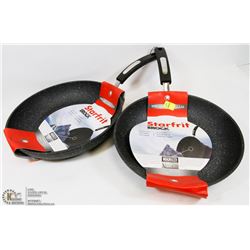 2PC STARFRIT THE ROCK FRYING PAN SET