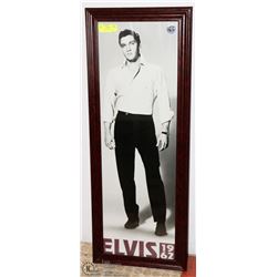 FRAMED ELVIS PHOTO.