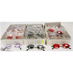 THREE CASES OF QUALITY DESIGNER SUNGLASSES