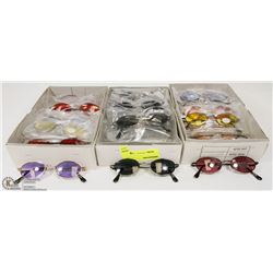 THREE CASES OF QUALITY DESIGNER SUNGLASSES